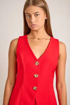 MAIN RED ROMPER CR71481