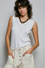 POL OFF WHITE TOP YKT1767