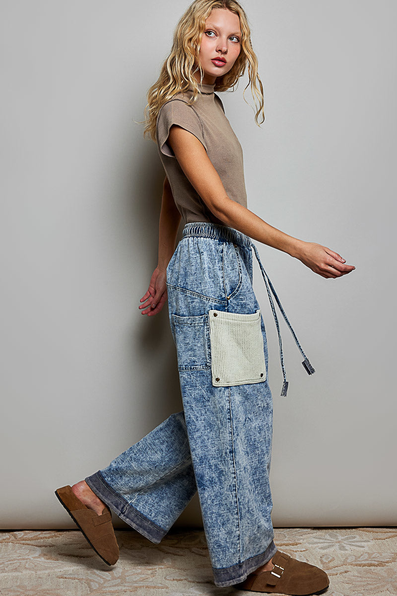 POL DENIM PANTS UWP196A