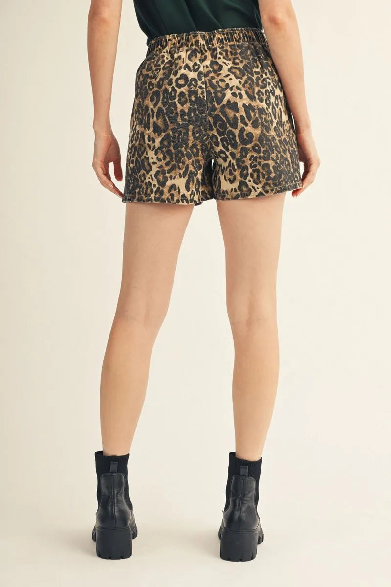 JODIFL LEOPARD SHORTS R7360