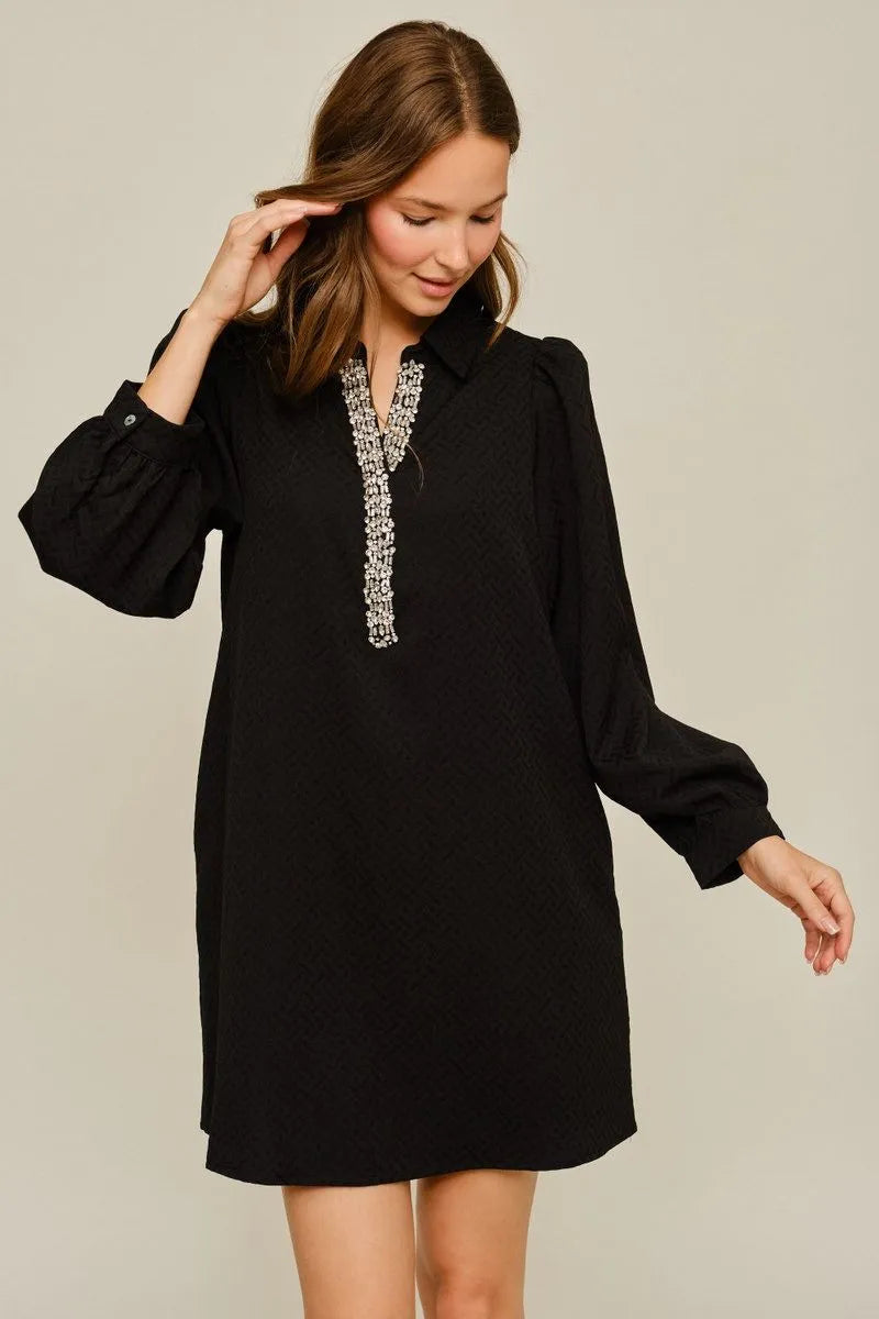 JODIFL BLACK DRESS B14261