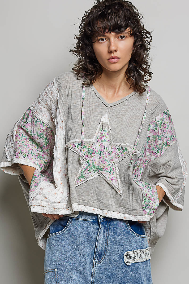 POL LIGHT GREY TOP GKT622