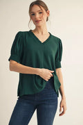 JODIFL HUNTER GREEN TOP G13130