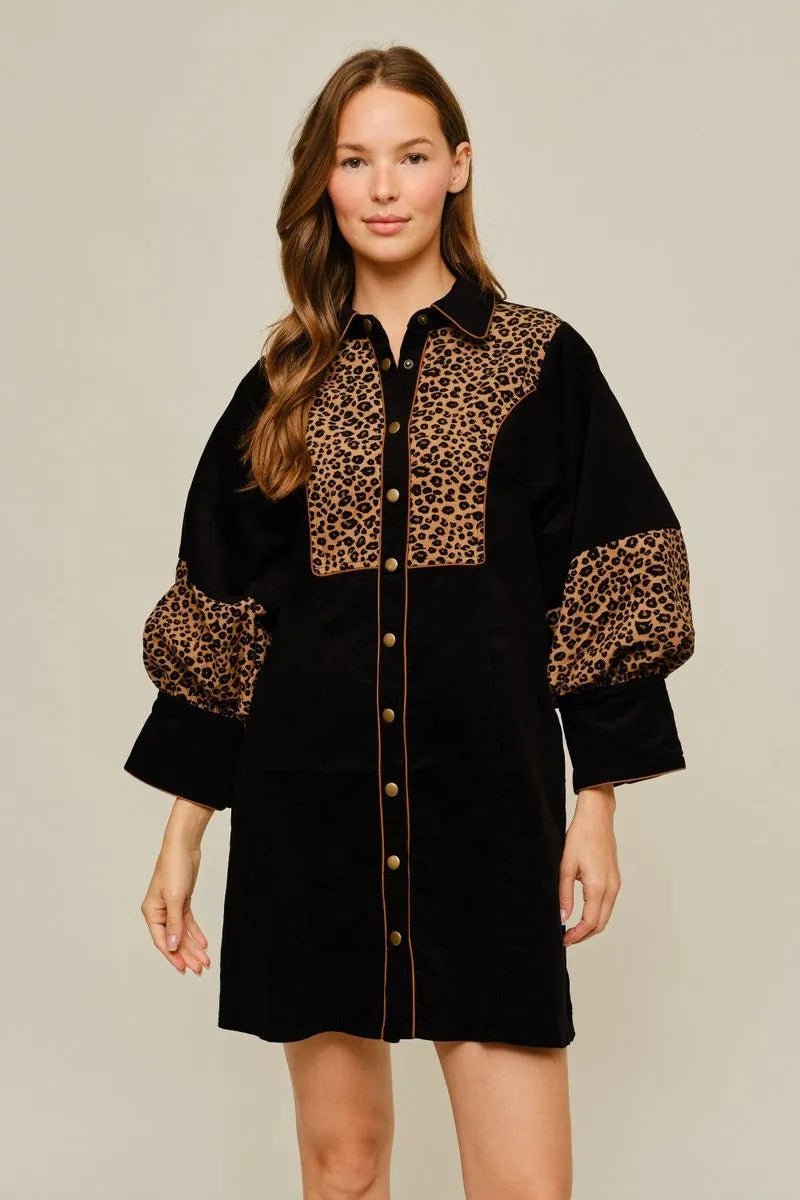 JODIFL BLACK DRESS S7007