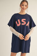 JODIFL NAVY USA DRESS G14935