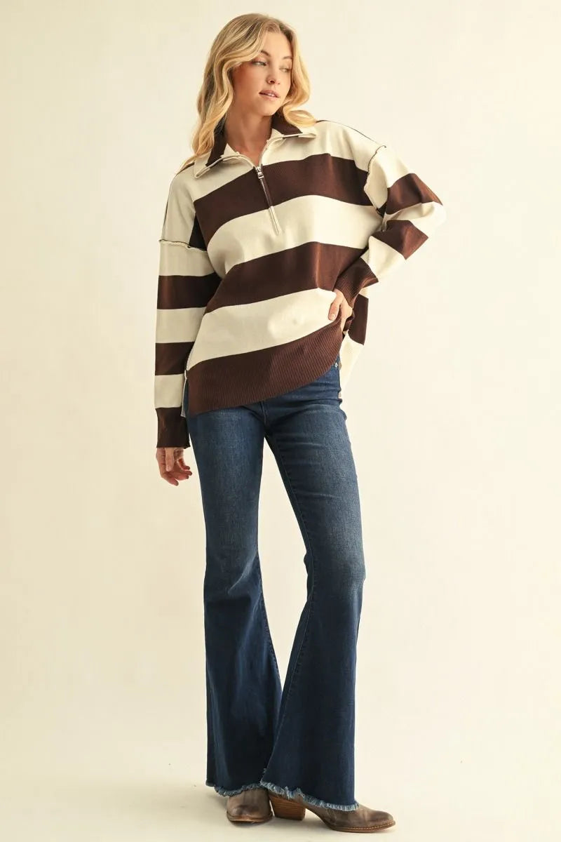 JODIFL BROWN SWEATER G14993