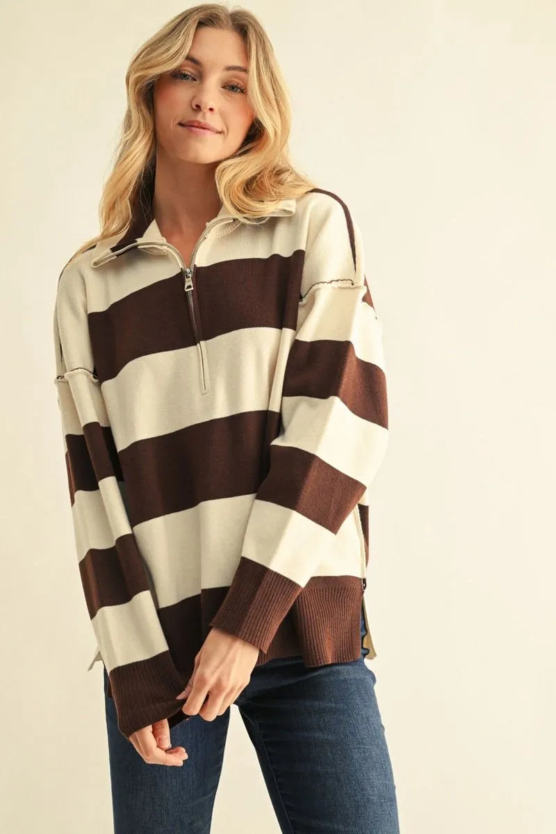 JODIFL BROWN SWEATER G14993