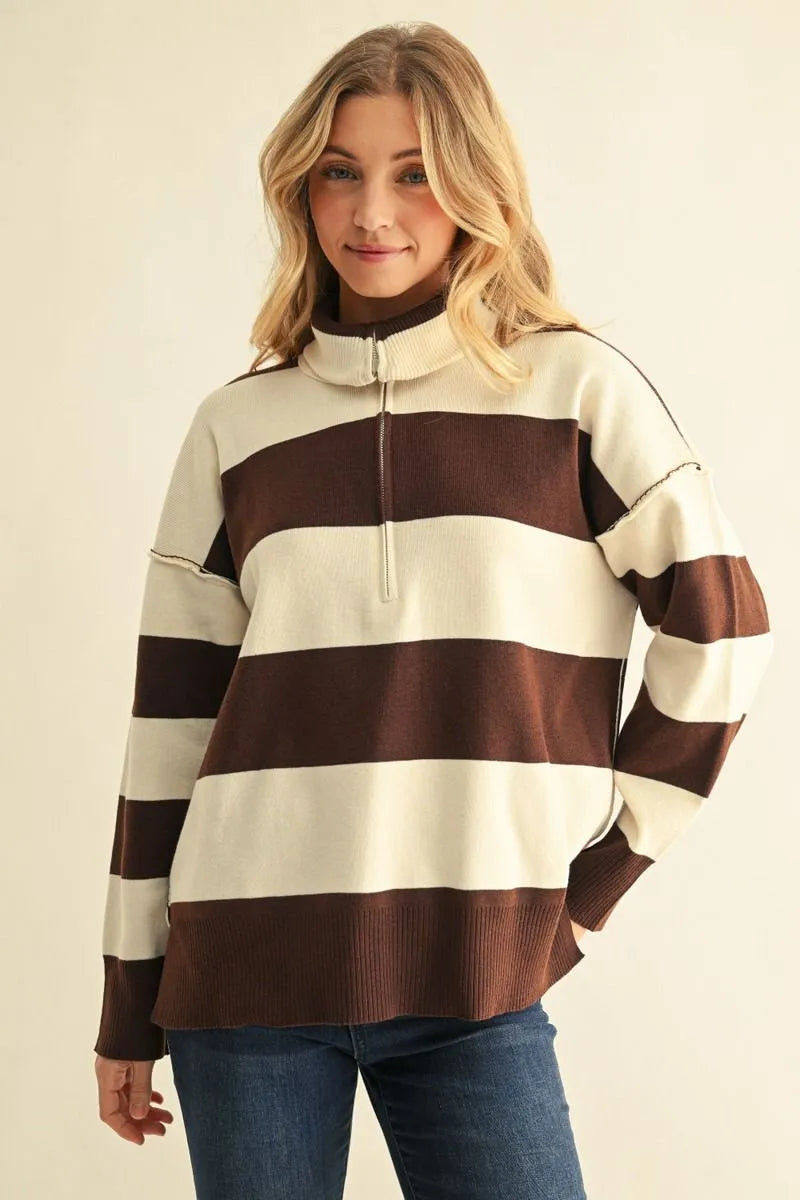JODIFL BROWN SWEATER G14993