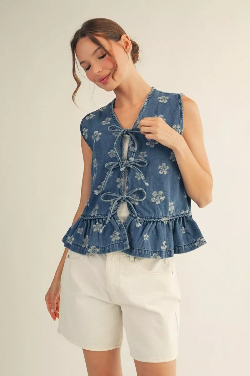 JODIFL H50020 DENIM VEST