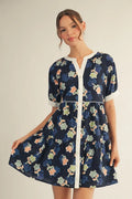JODIFL NAVY DRESS G15444
