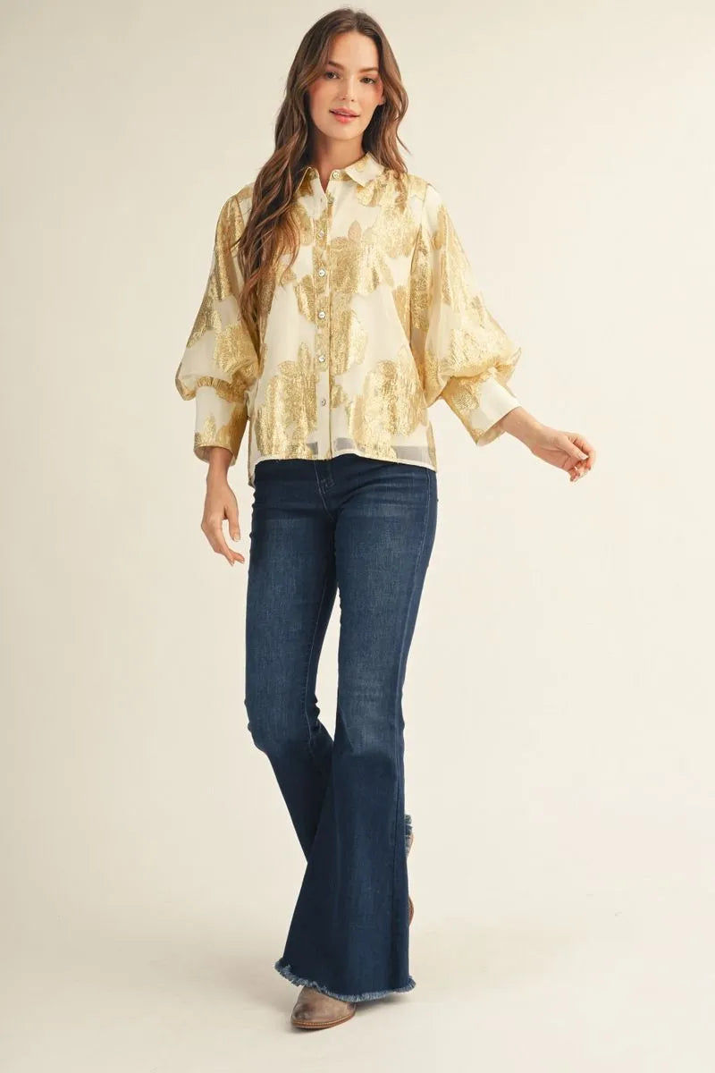 JODIFL IVORY TOP G16096-1