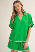 JODIFL H12688 GREEN TOP