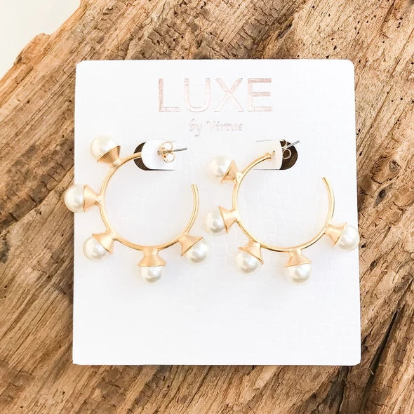 VIRTUE LORI PEARL EARRINGS