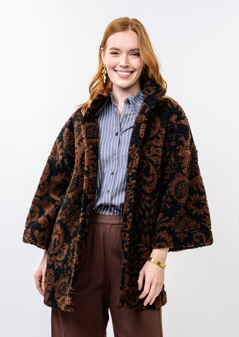 IJ TAPESTRY SHERPA COAT 130253