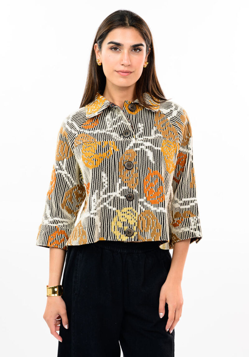 IVY JANE CORDED SWING JACKET