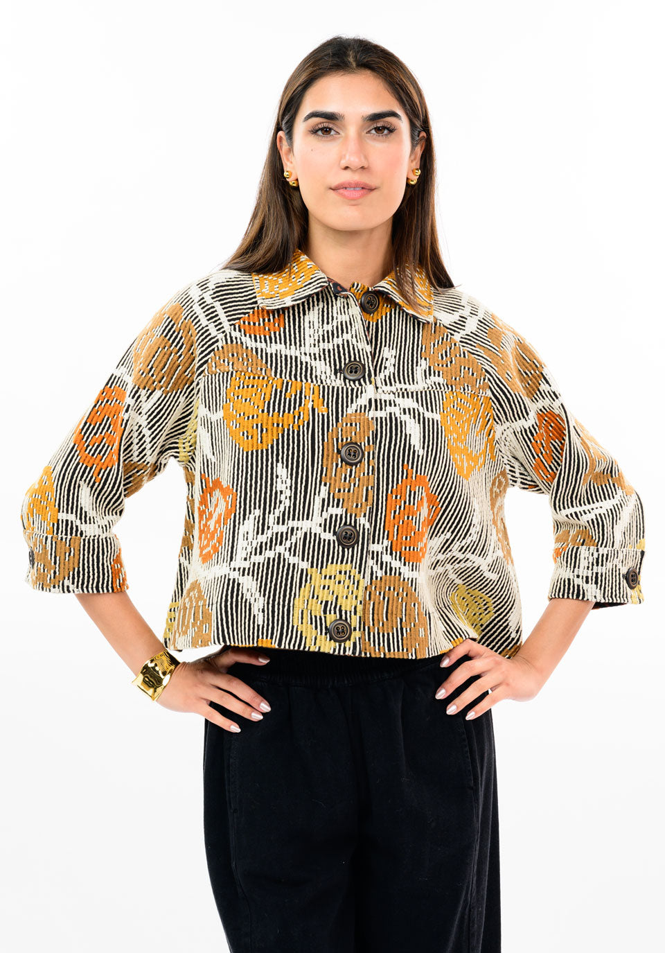 IVY JANE CORDED SWING JACKET