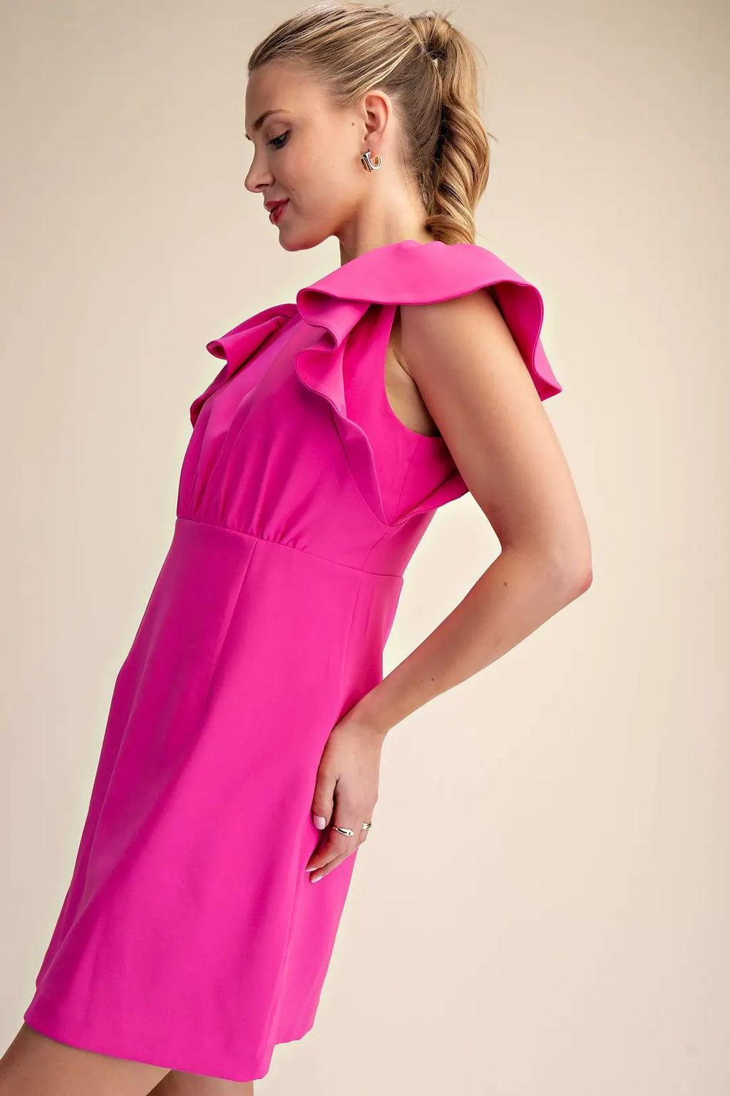 GLAM PINK MINI DRESS D8000