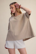 GLAM TAUPE OS SS TOP T8200