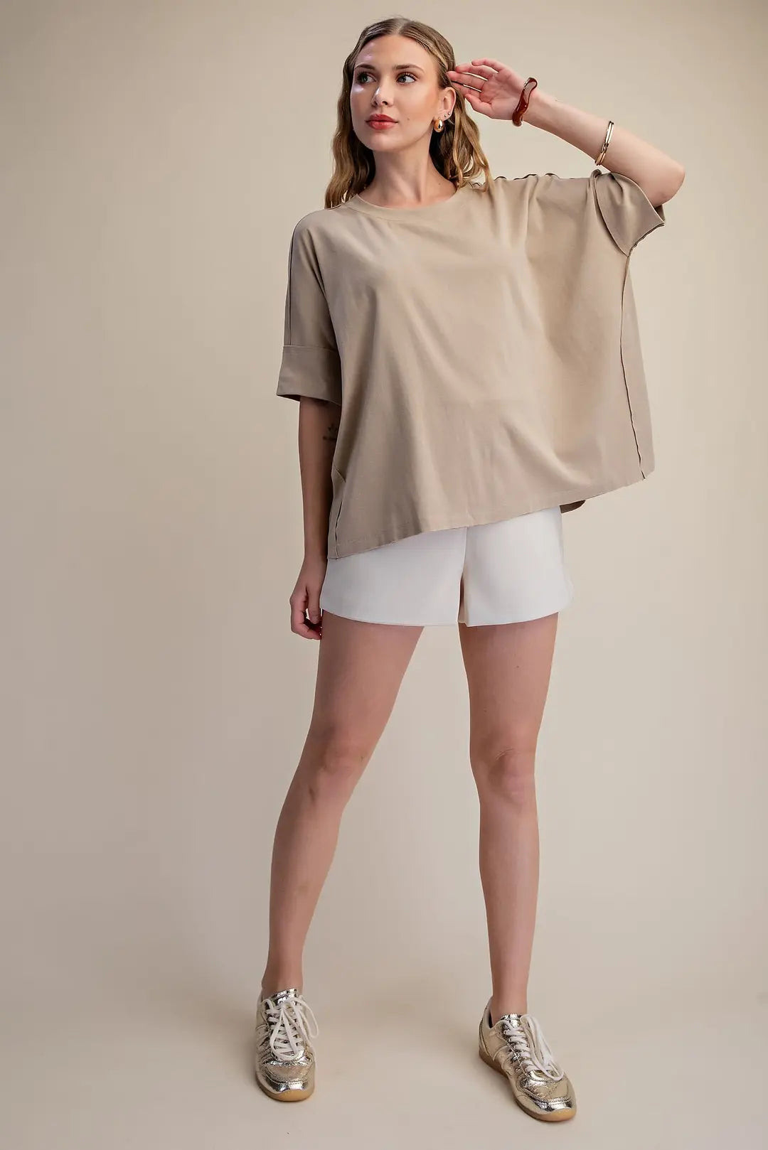 GLAM TAUPE OS SS TOP T8200