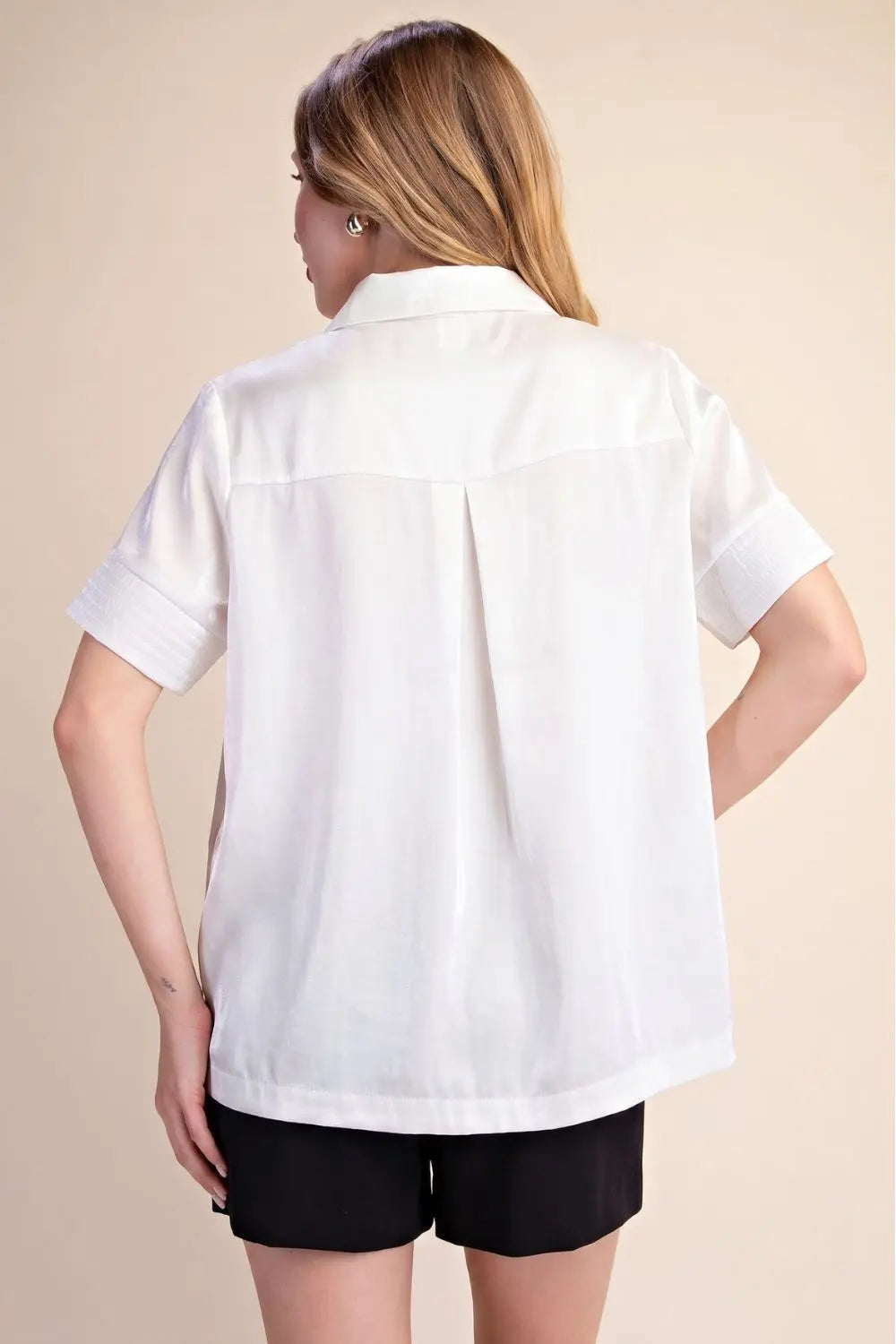 GLAM WHITE SS TOP T8174