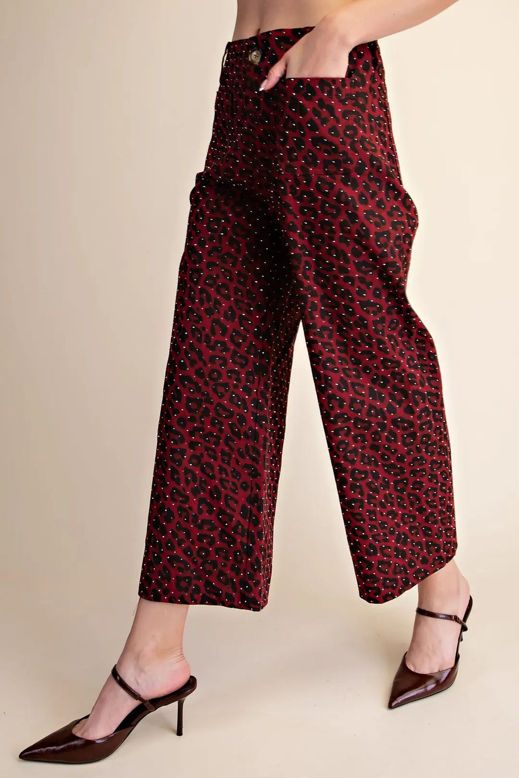 GLAM LEOP PANTS P9218