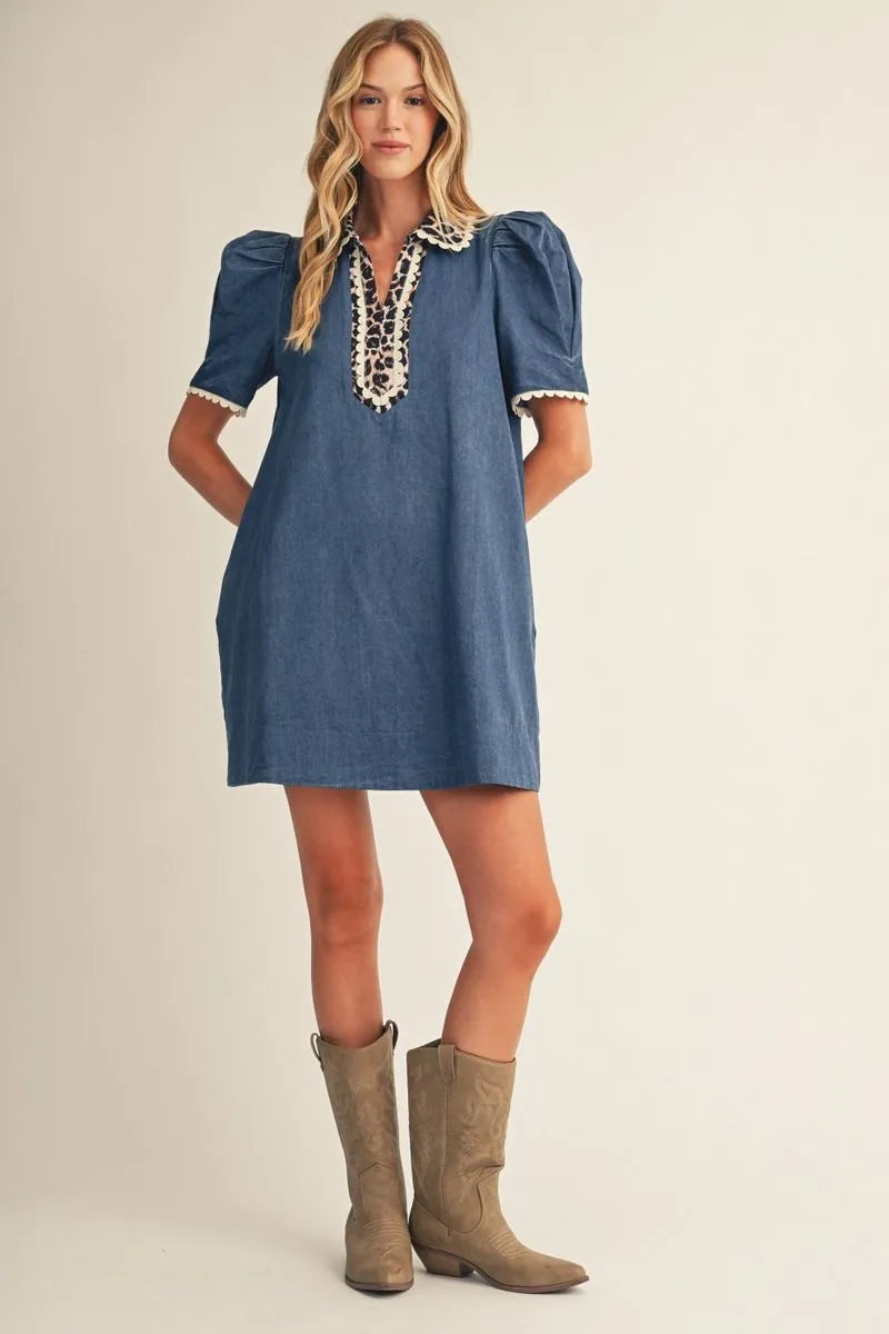 JODIFL DENIM DRESS R7299