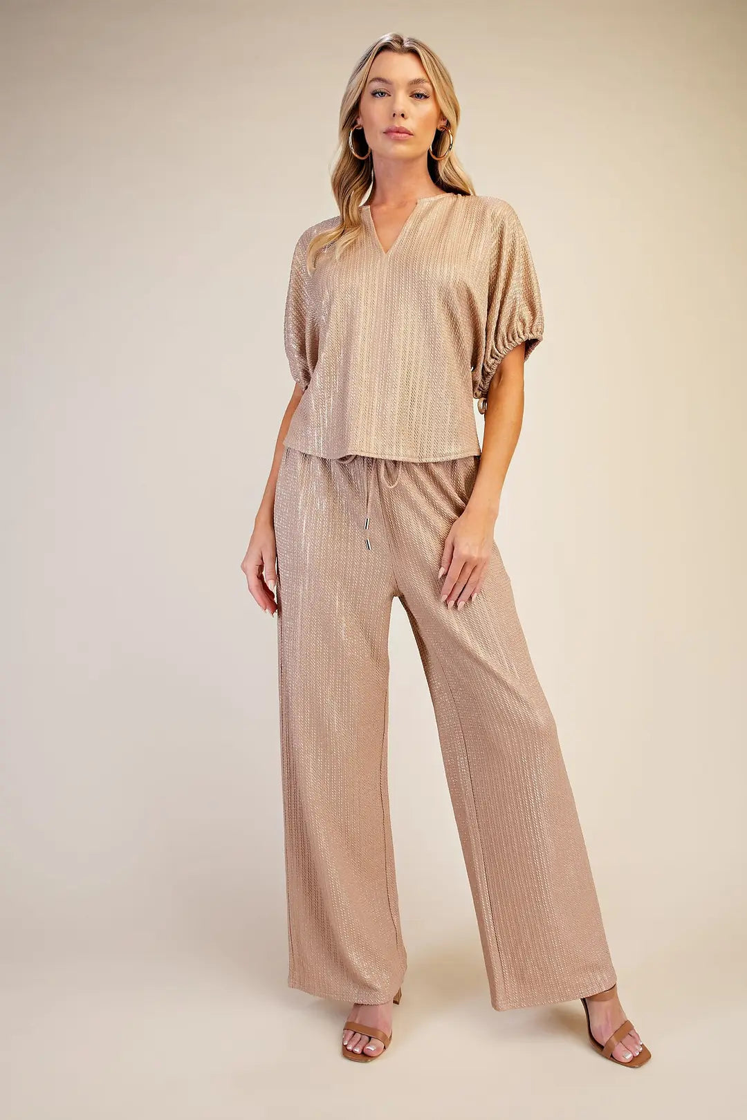 GLAM TAUPE TOP T8327