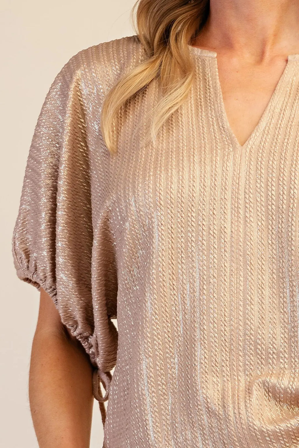 GLAM TAUPE TOP T8327