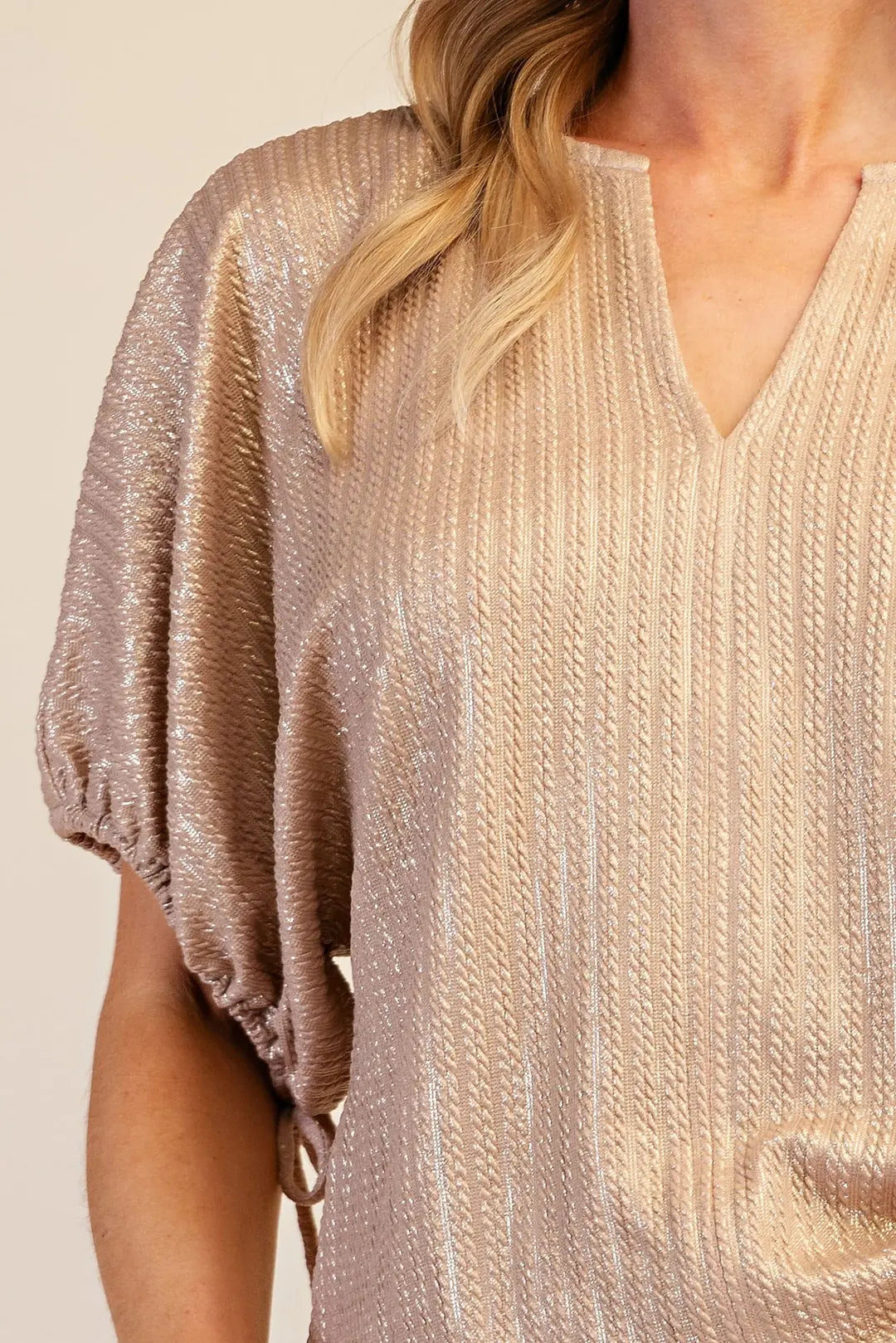 GLAM TAUPE TOP T8327