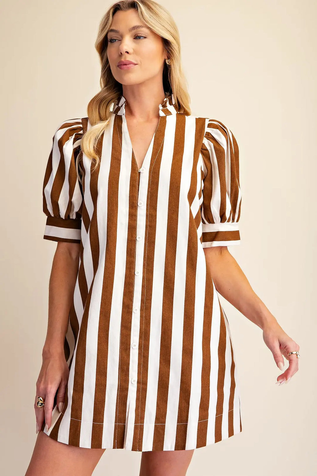 GLAM STRIPE MINI DRESS D8471