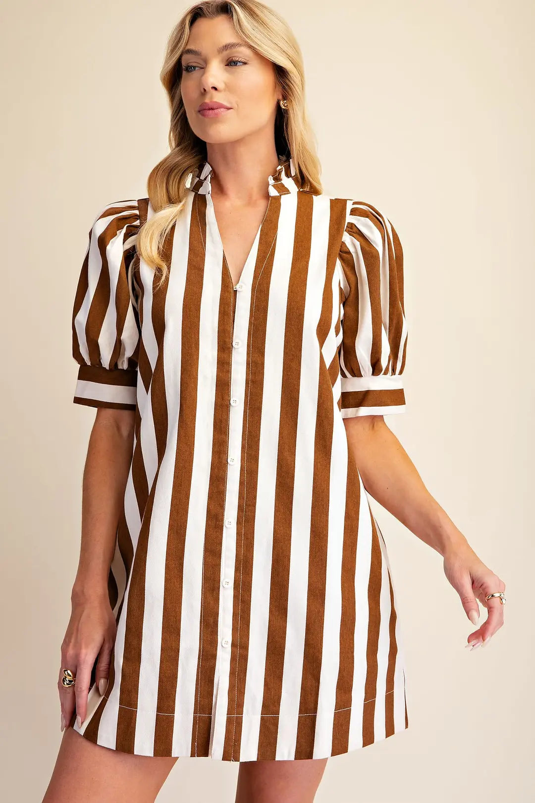 GLAM STRIPE MINI DRESS D8471