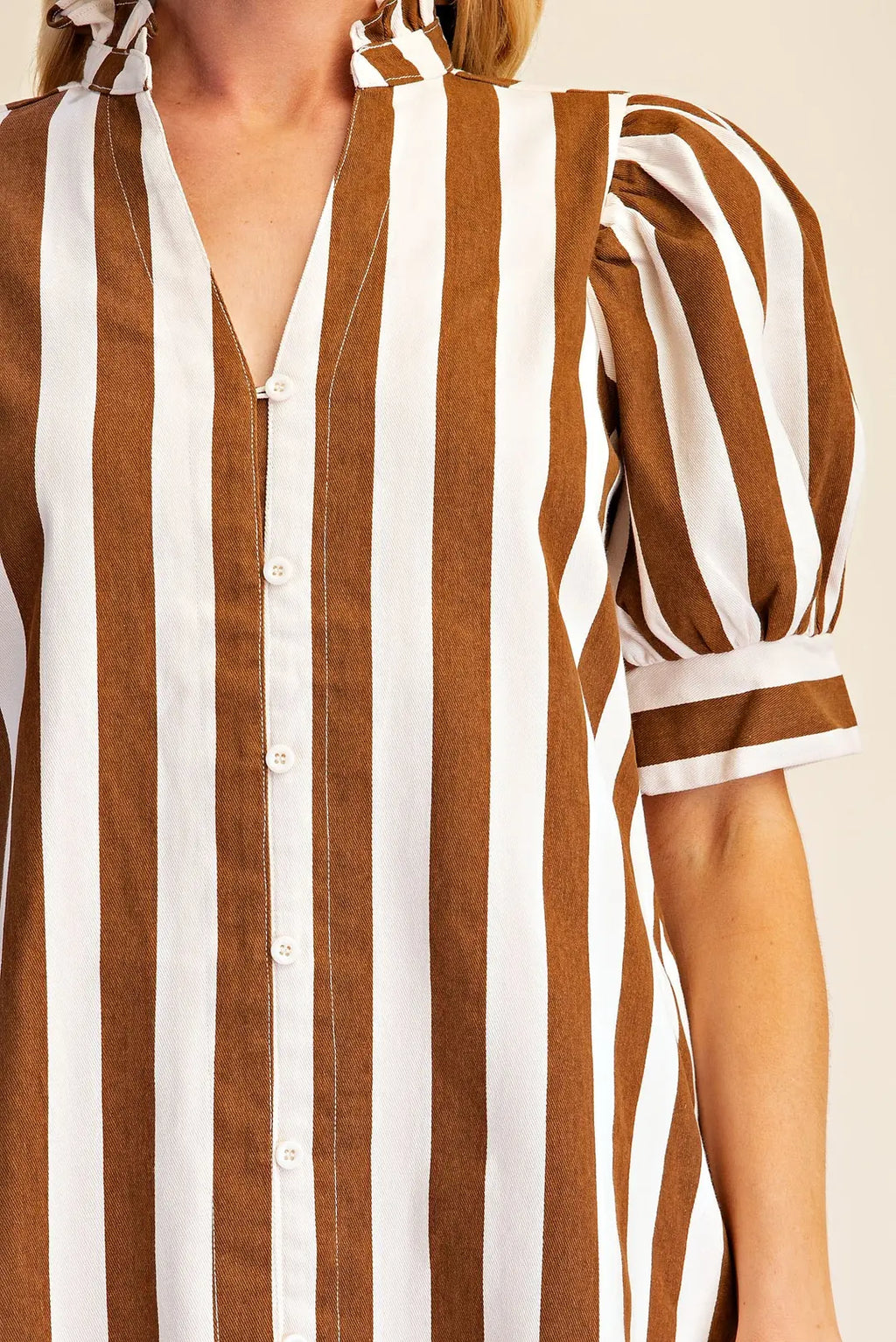 GLAM STRIPE MINI DRESS D8471