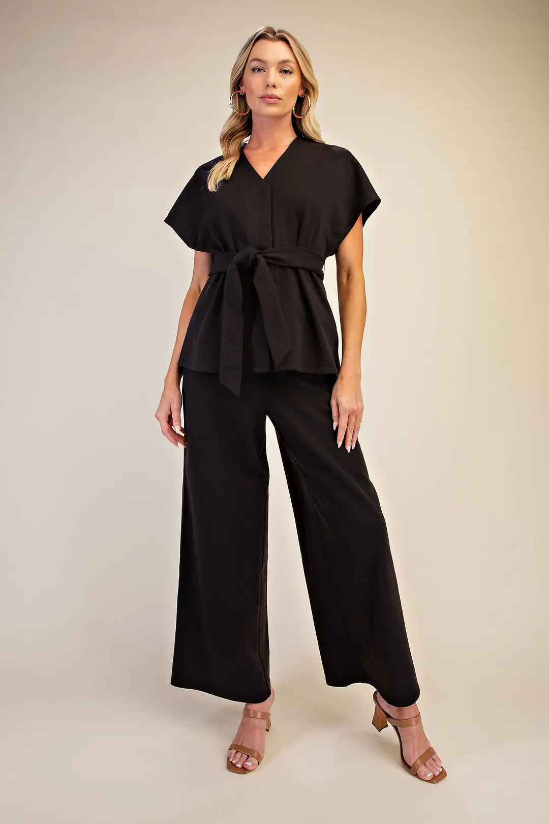 GLAM BLACK TIE TOP T8281