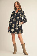 JODIFL G15081-1 BLK DRESS