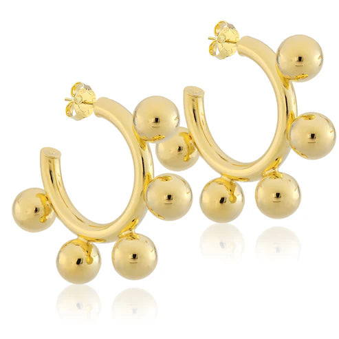 FAJL AUGUSTA HOOPS GOLD BR1978B