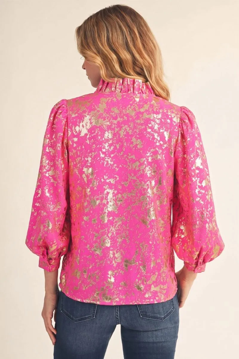 JODIFL HOT PINK TOP H12376-2