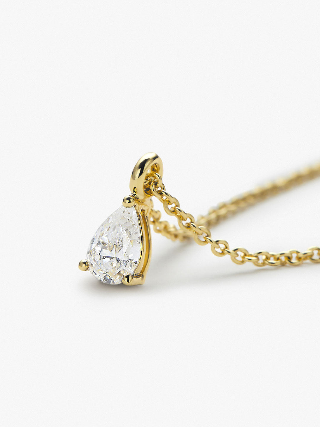Delicate Solitaire Pendant - Elise Pendant