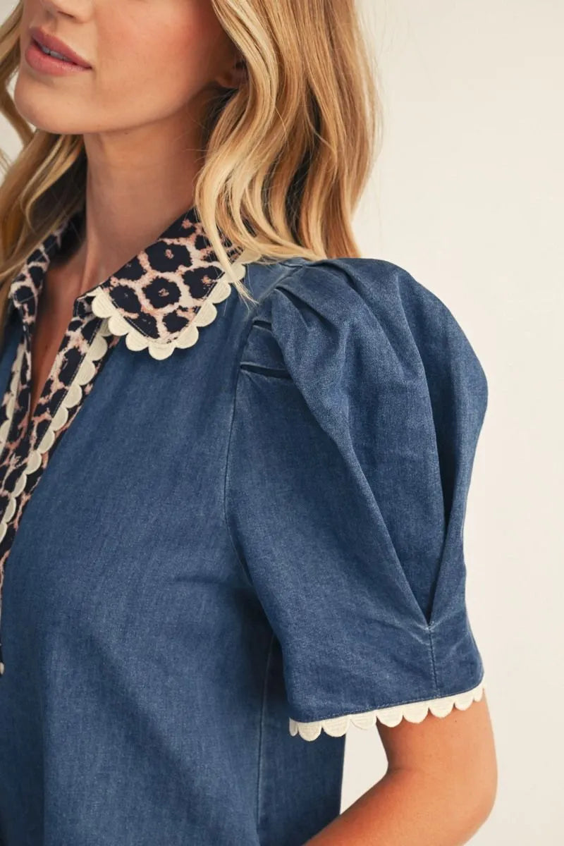 JODIFL DENIM DRESS R7299