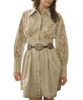 BLUE B WESTERN SHIRT DRESS 24178D
