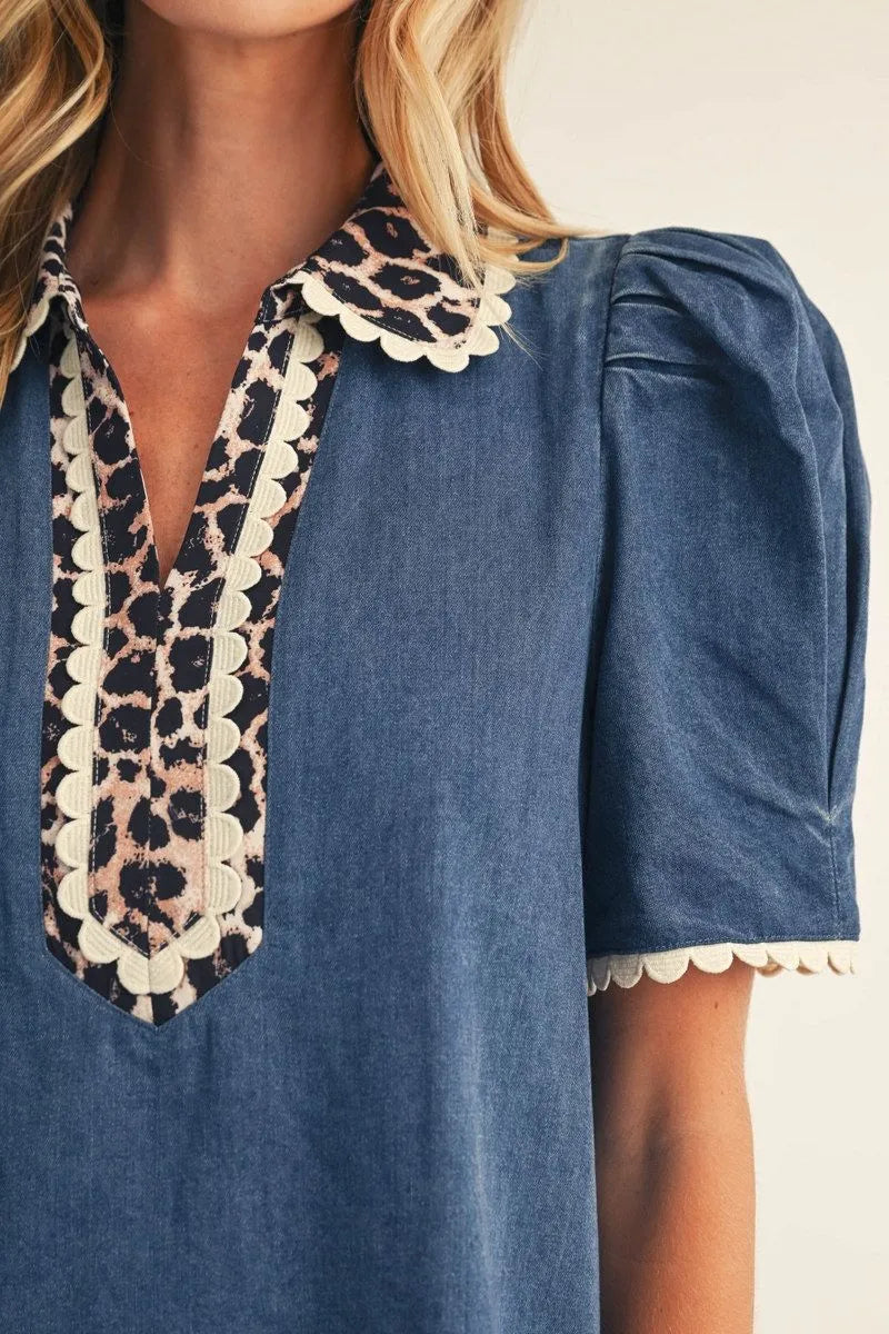 JODIFL DENIM DRESS R7299