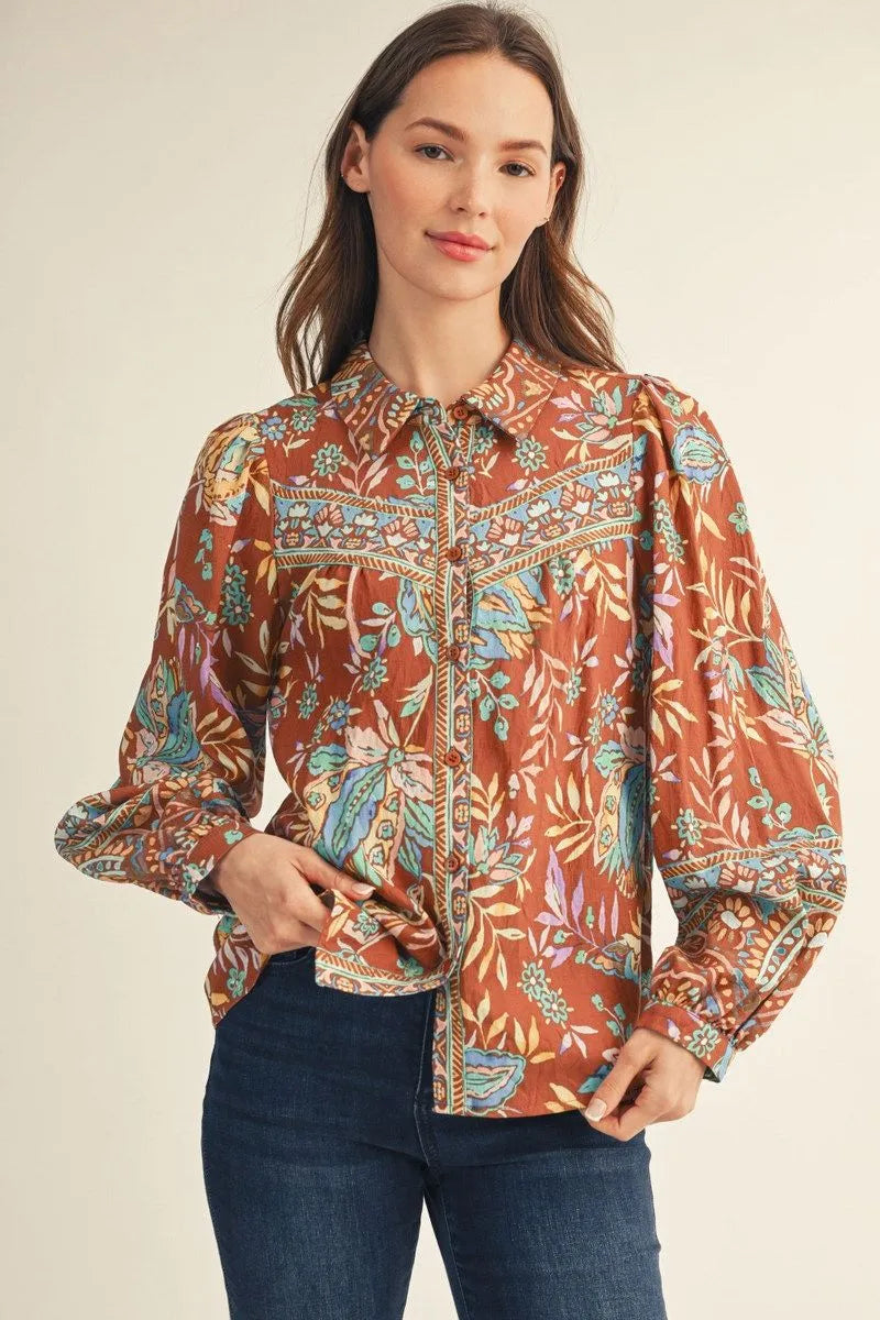 JODIFL MOCHA TOP M51255