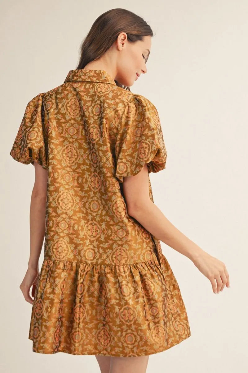 JODIFL TOFFEE DRESS H50624-2