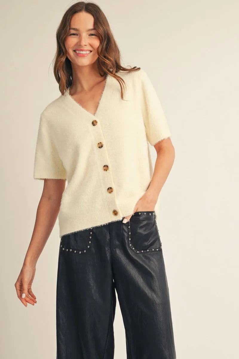 JODIFL CREAM CARDIGAN G18004