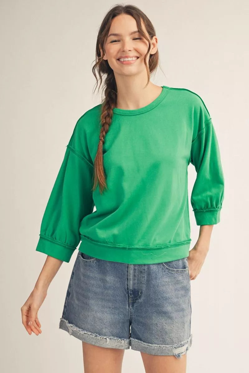 JODIFL GREEN TOP H50251