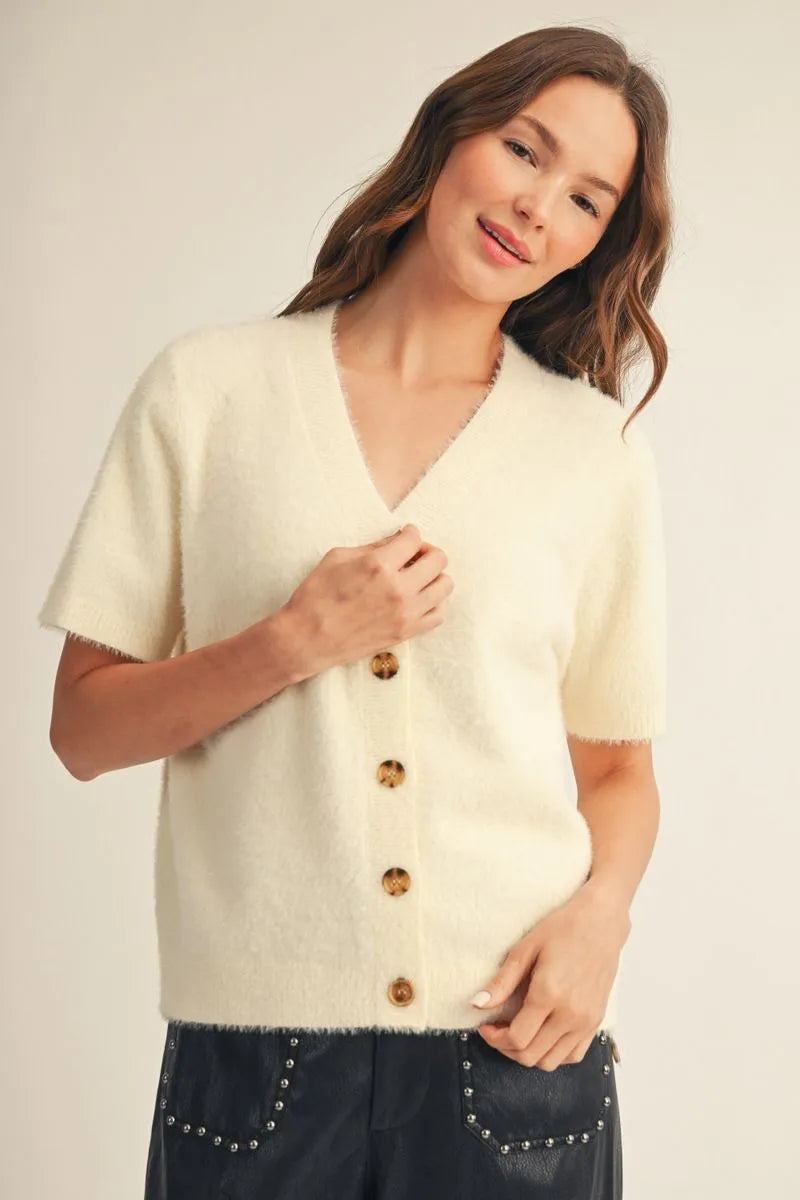 JODIFL CREAM CARDIGAN G18004