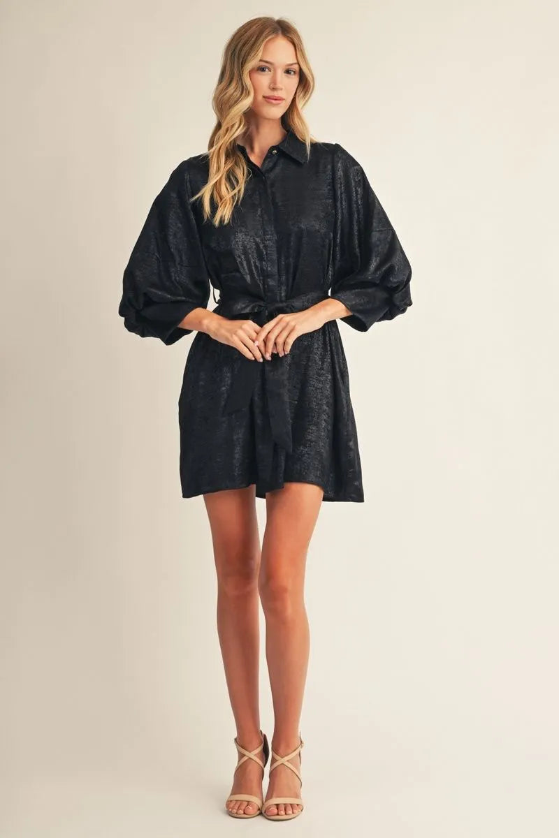 JODIFL G16097 BLACK DRESS