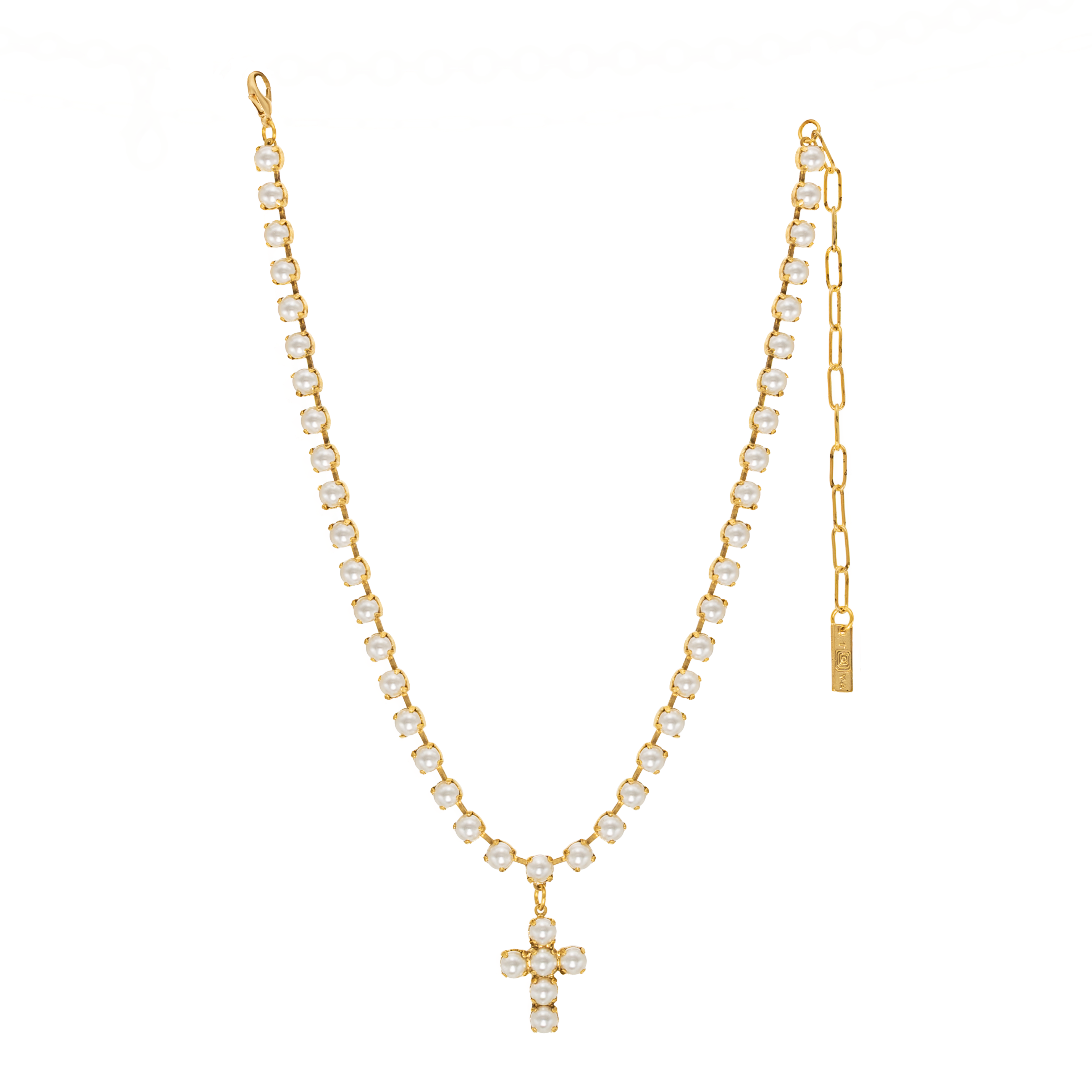 TOVA Baby Donatella Necklace in Pearls