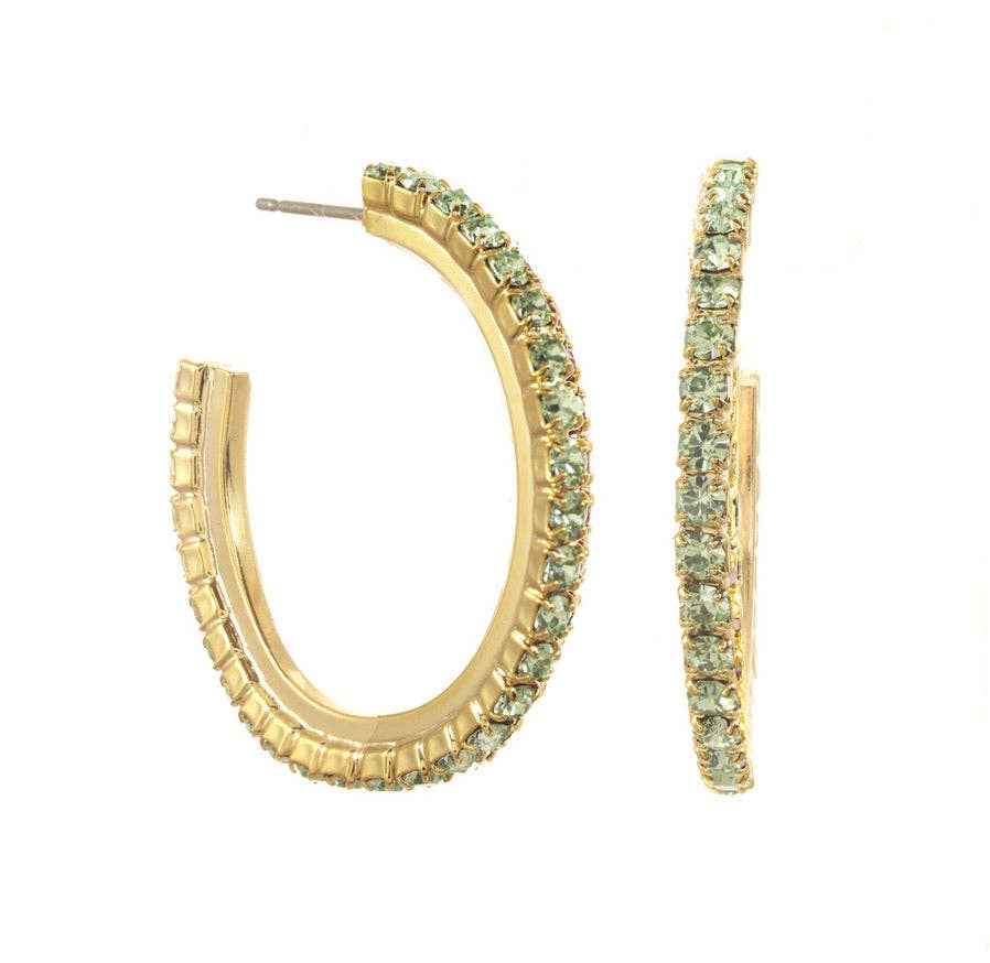 TOVA Slim Hoop Earrings
