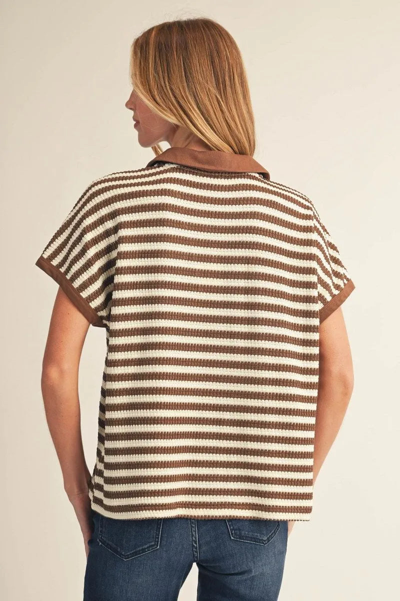 JODIFL BROWN TOP B51300