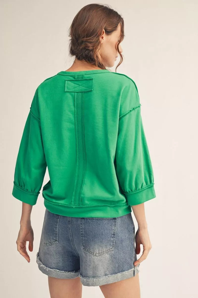 JODIFL GREEN TOP H50251